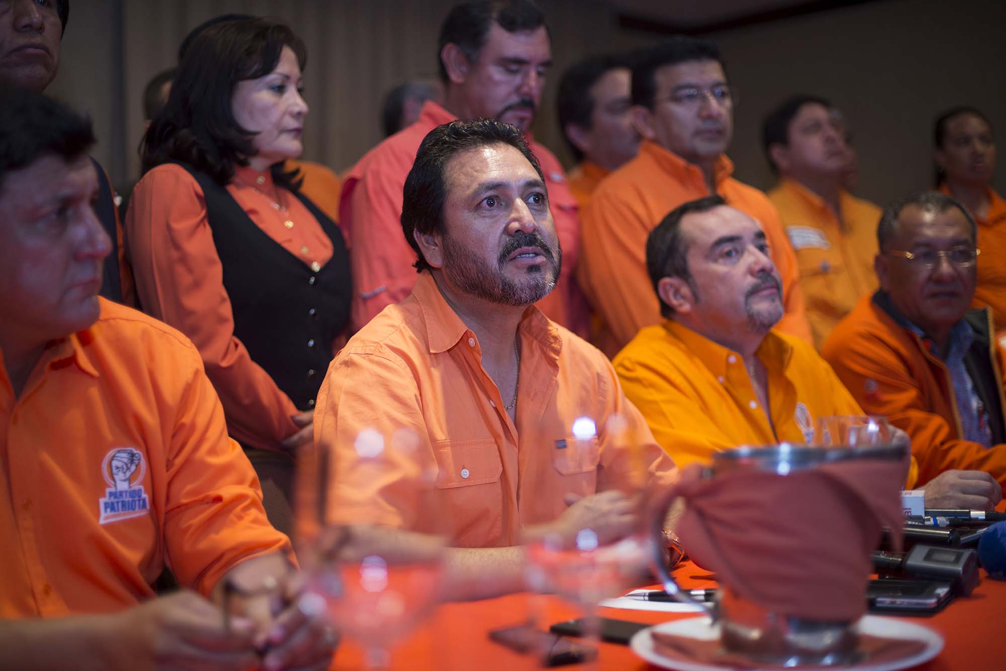 Gudy Rivera durante una asamblea del Partido Patriota en el año 2014. Foto Oliver de Ros