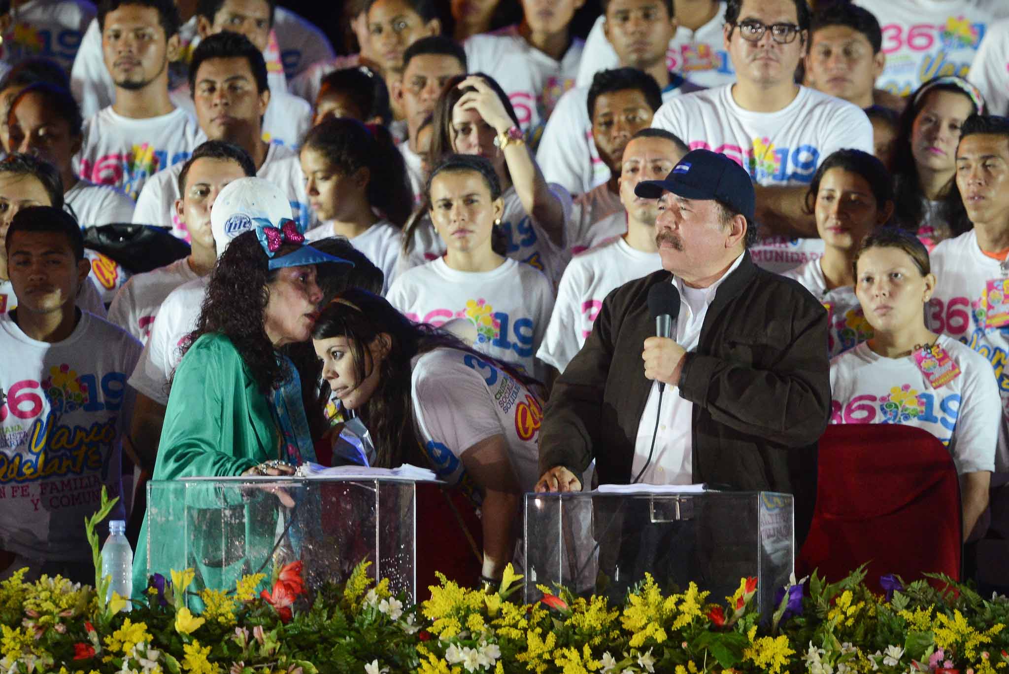 Rosario Murillo y Daniel Ortega han construido un Estado plagado de familiares y leales, que les permite mantener el control total de Nicaragua. Foto de Carlos Herrera | Divergentes.